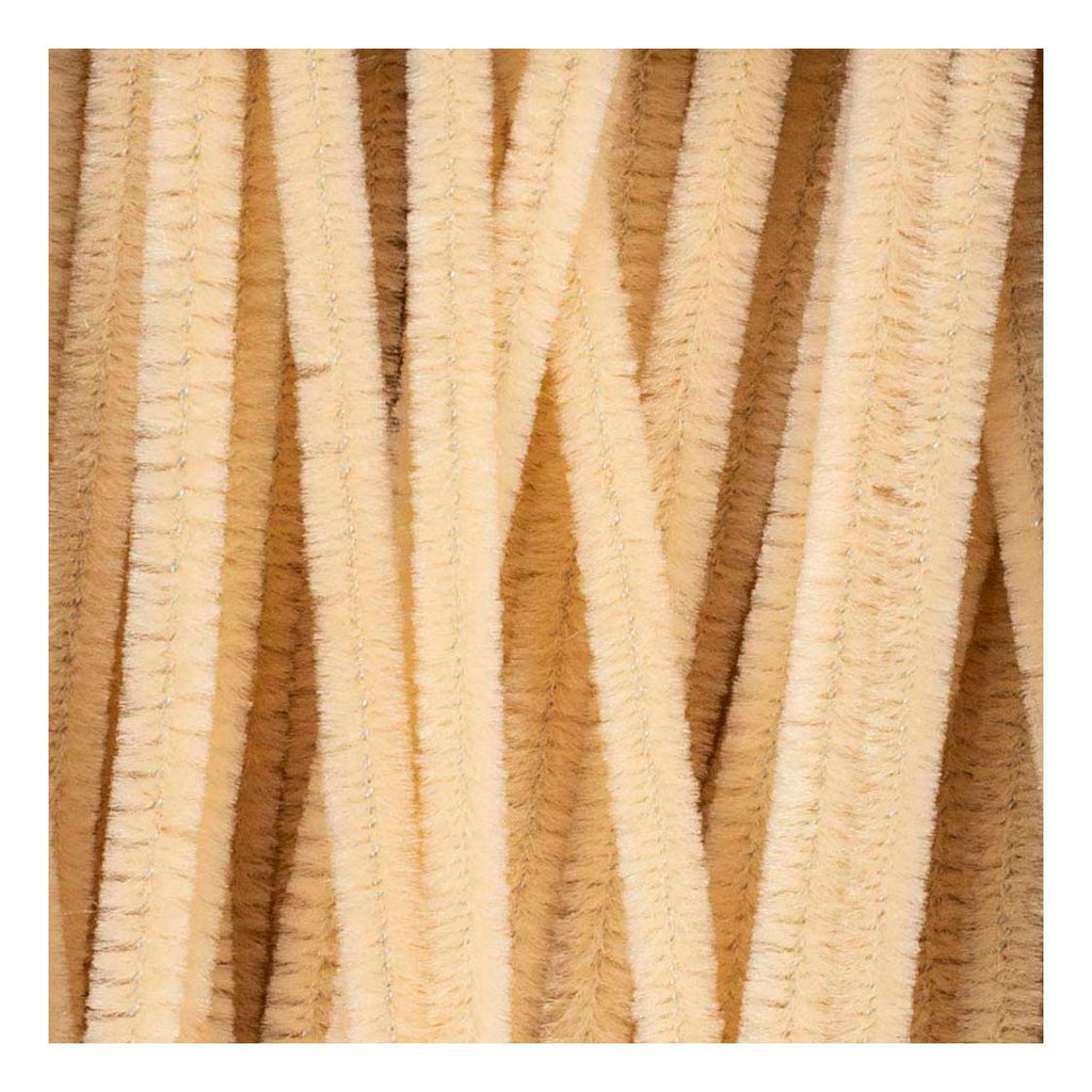 Creativ company chenille 6mm x 30cm beige - 50st.