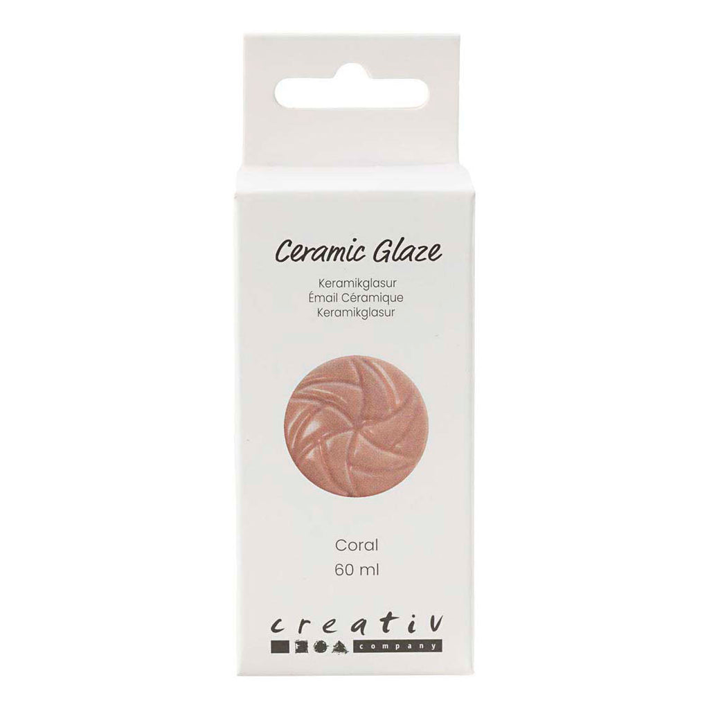 Creativ Company Keramikglasur 984-1101 c opake Koralle - 60 ml