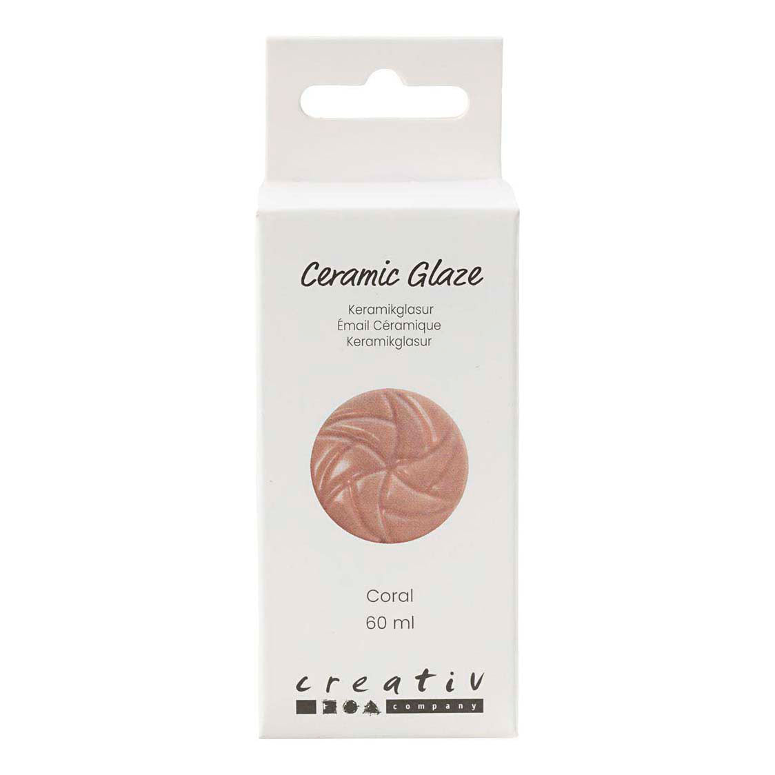Creativ Company Keramikglasur 984-1101 c opake Koralle - 60 ml
