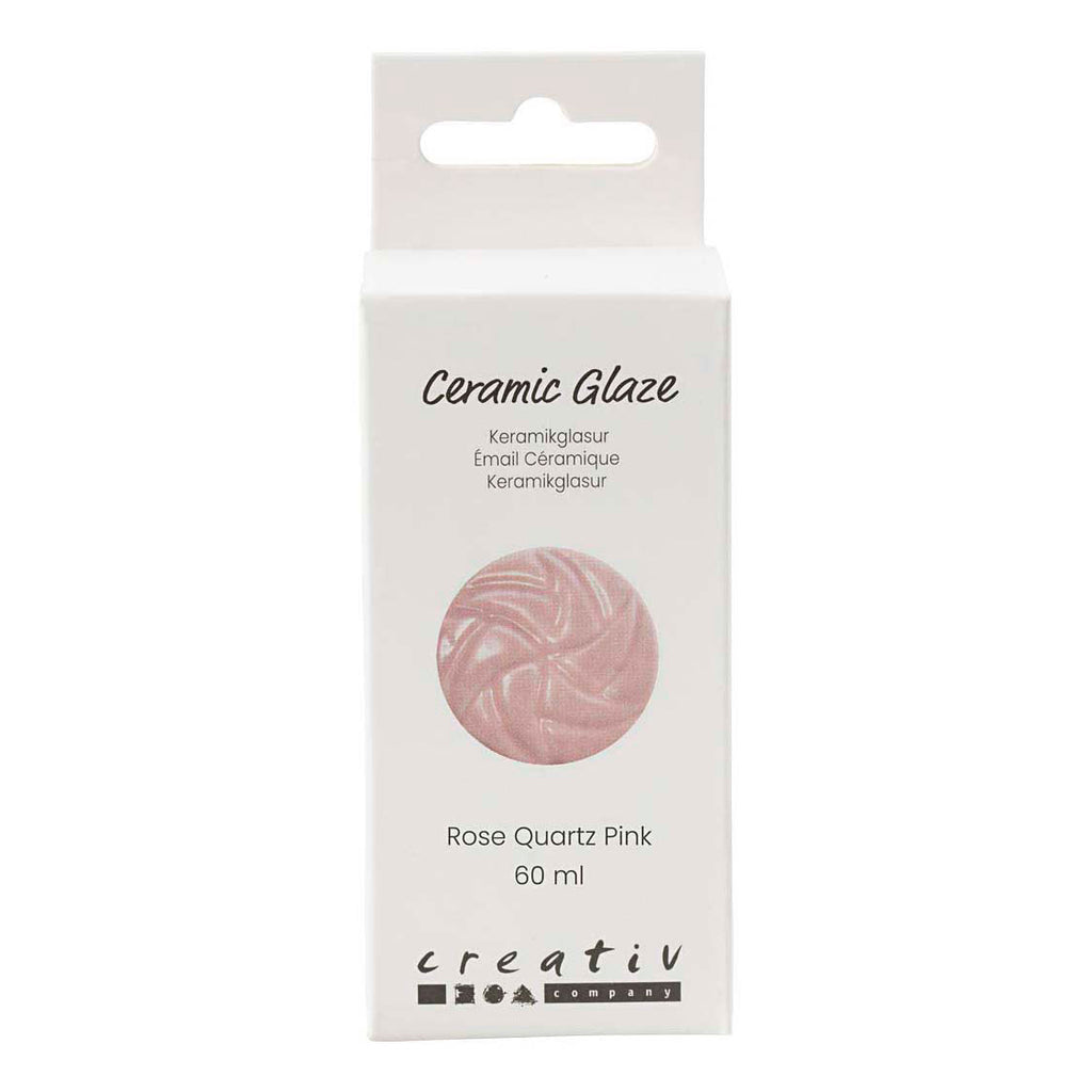 Creativ company keramiek glazuur 984-1101 c dekkend rose - 60ml