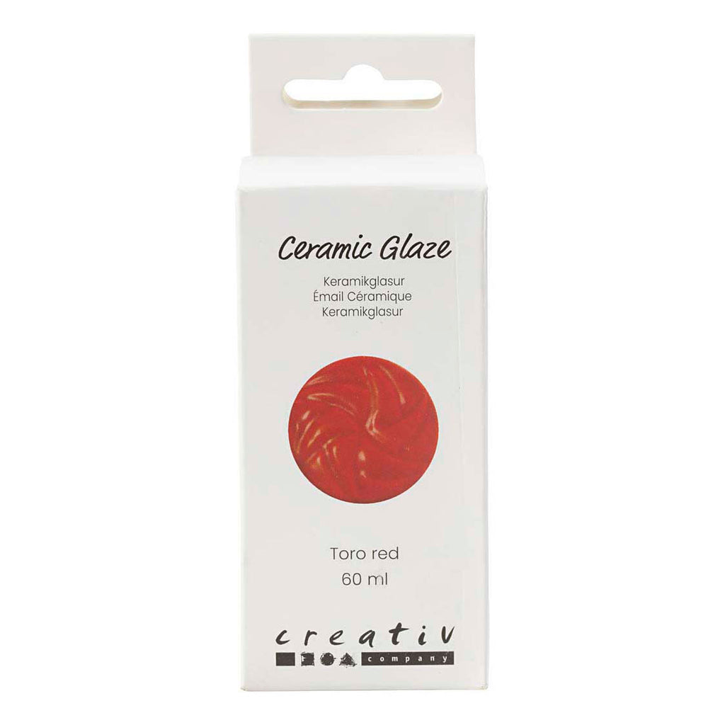 Creativ Company Keramikglasur 984-1101 c opak toro rot - 60 ml