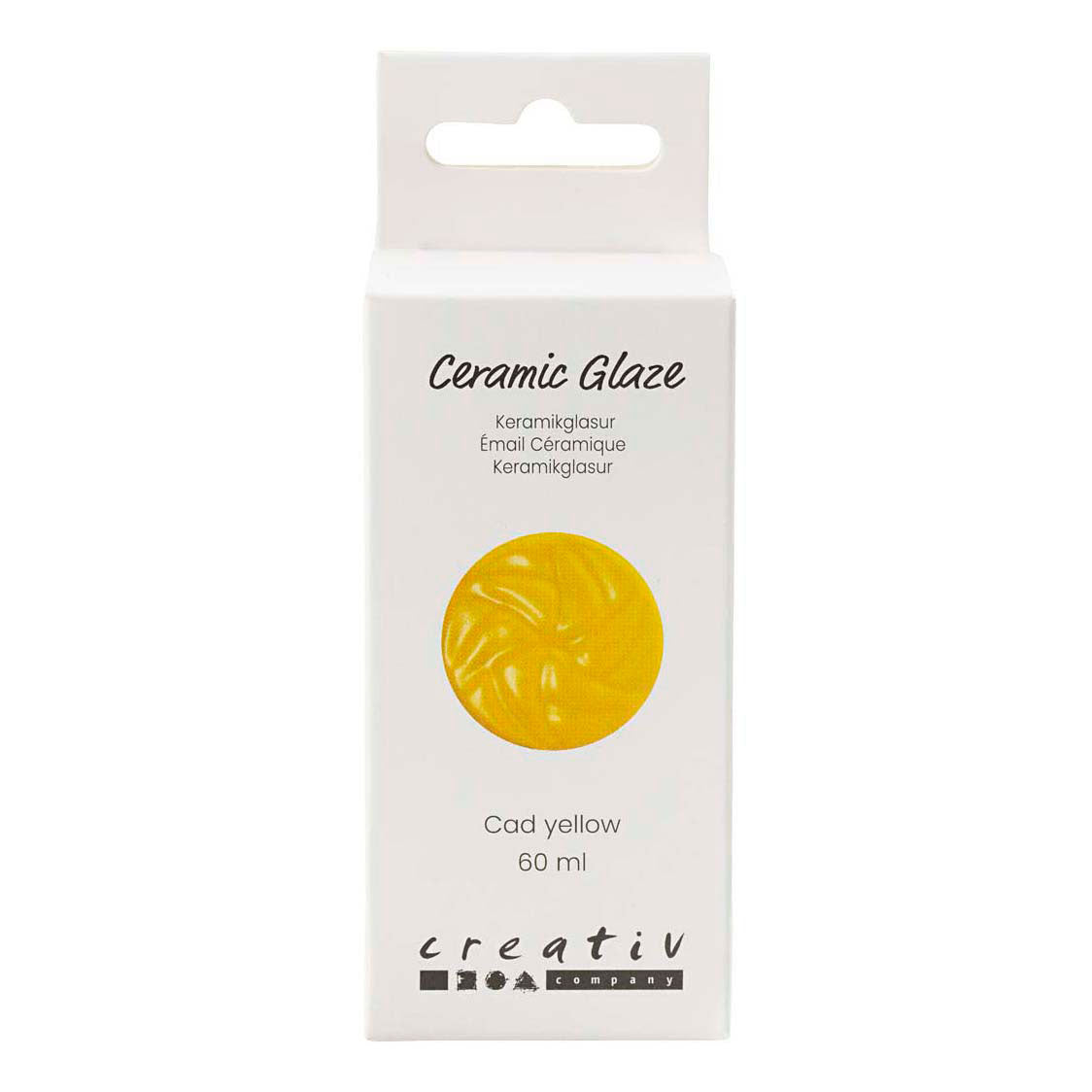 Creativ Company Keramikglasur 984-1101 c opak cad yellow - 60ml