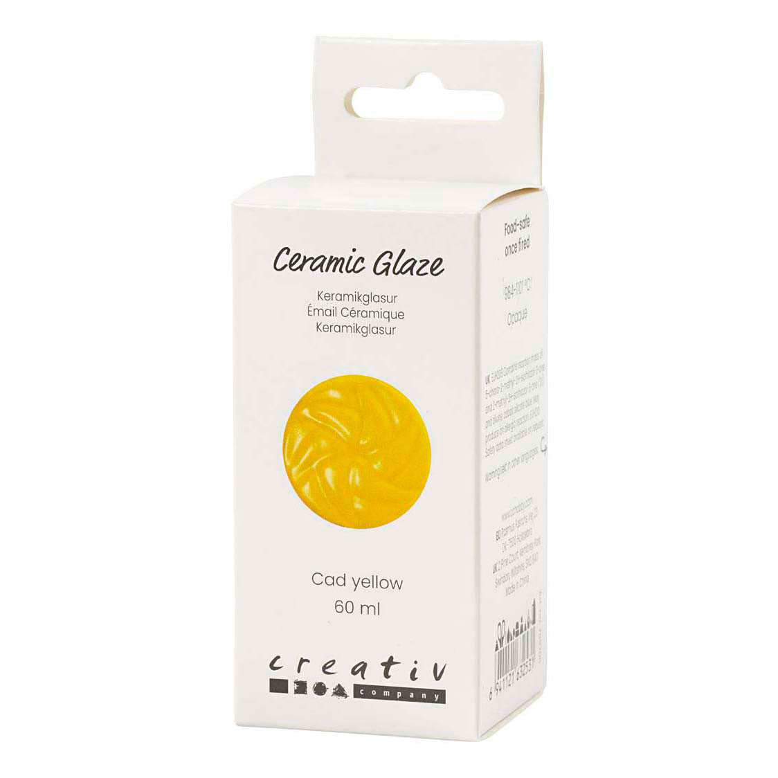 Creativ Company Keramikglasur 984-1101 c opak cad yellow - 60ml