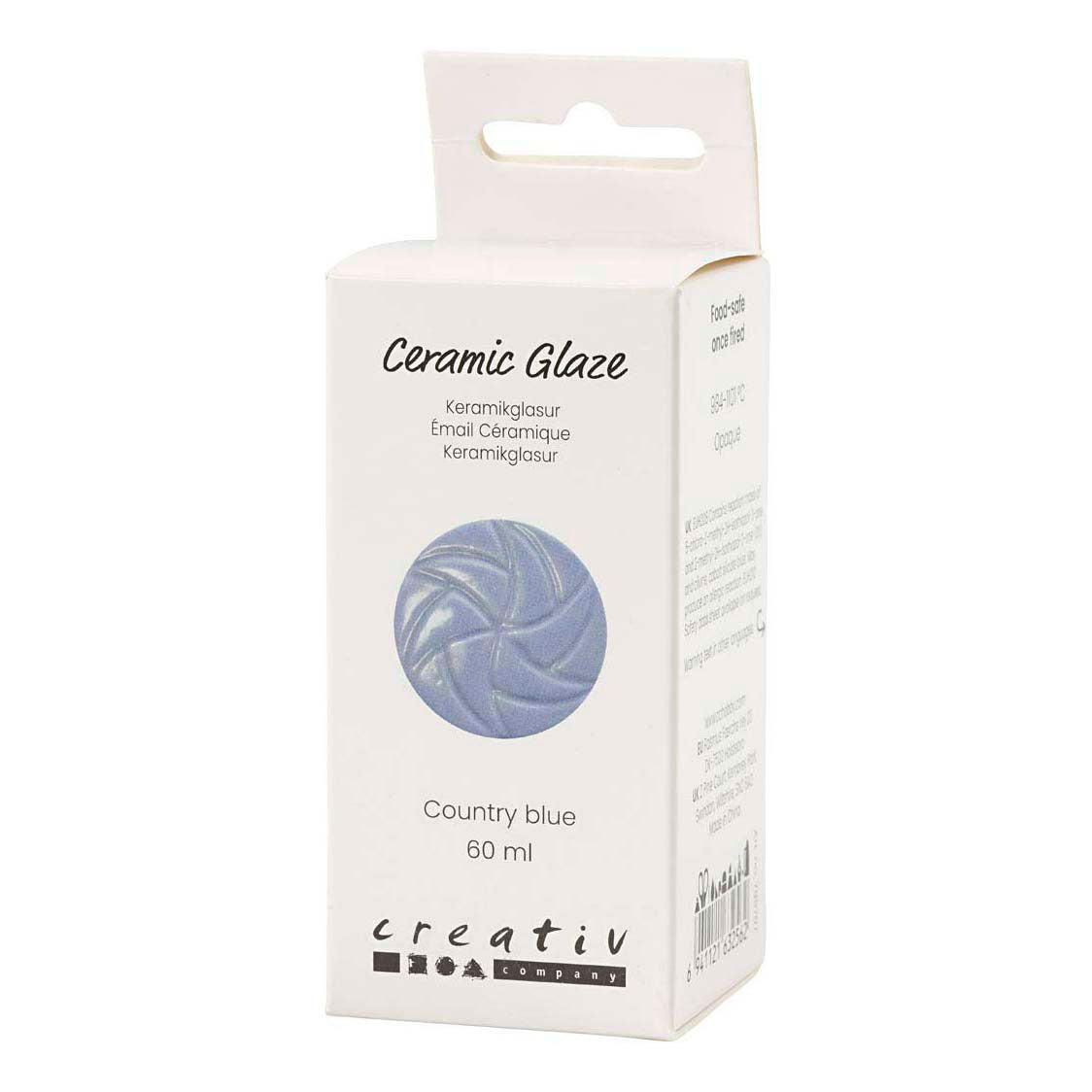 Creativ Company Keramikglasur 984-1101 c opak Country Blue - 60 ml