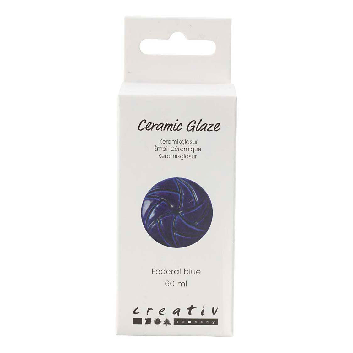 Creativ Company Keramikglasur 984-1101 c opak Federal Blue - 60 ml
