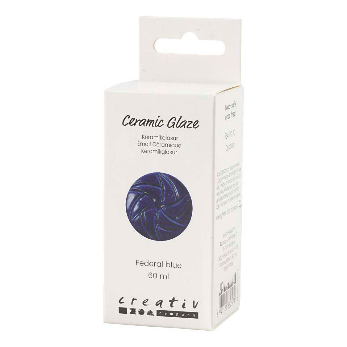Creativ Company Keramikglasur 984-1101 c opak Federal Blue - 60 ml