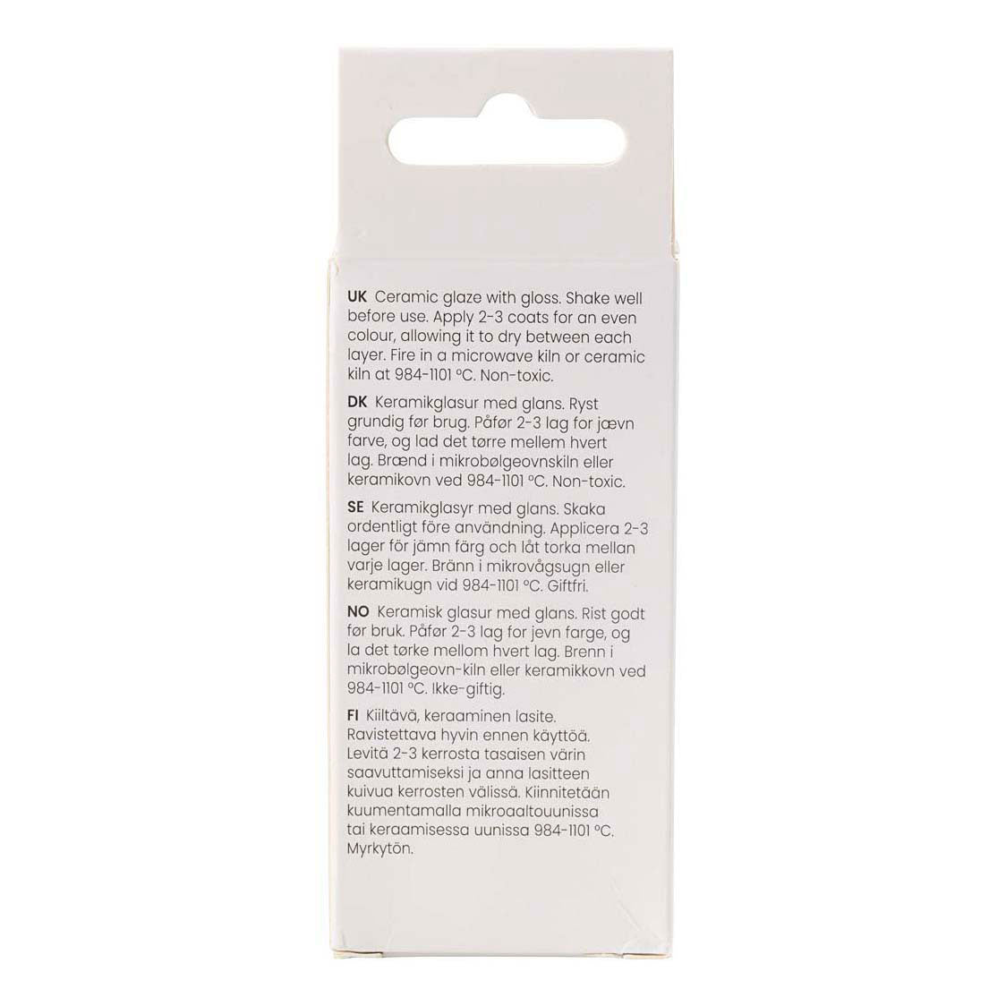 Creativ Company Keramikglasur 984-1101 c opak Kunstgrau - 60 ml