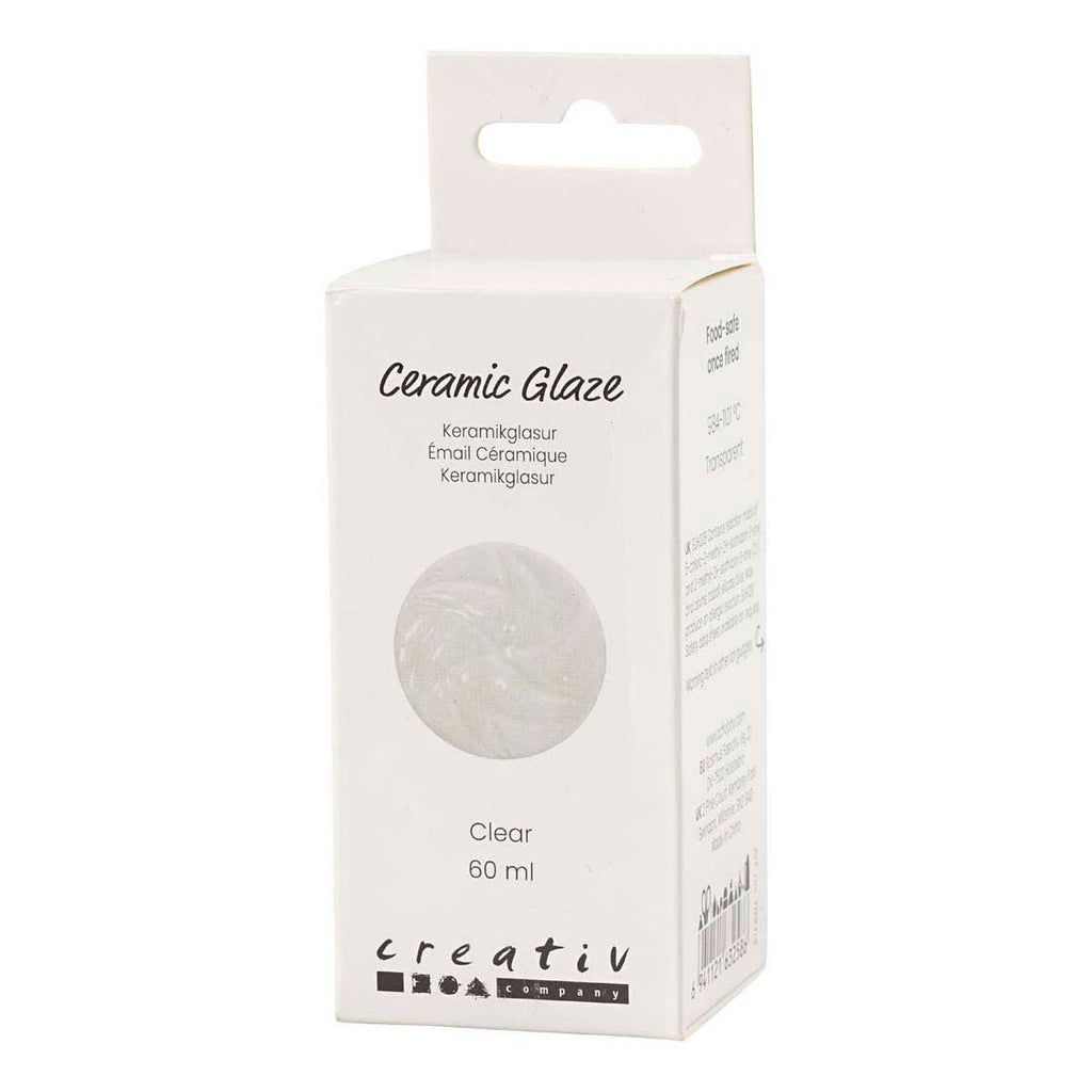 Creativ company keramiek glazuur 984-1101 c transparant helder - 60ml