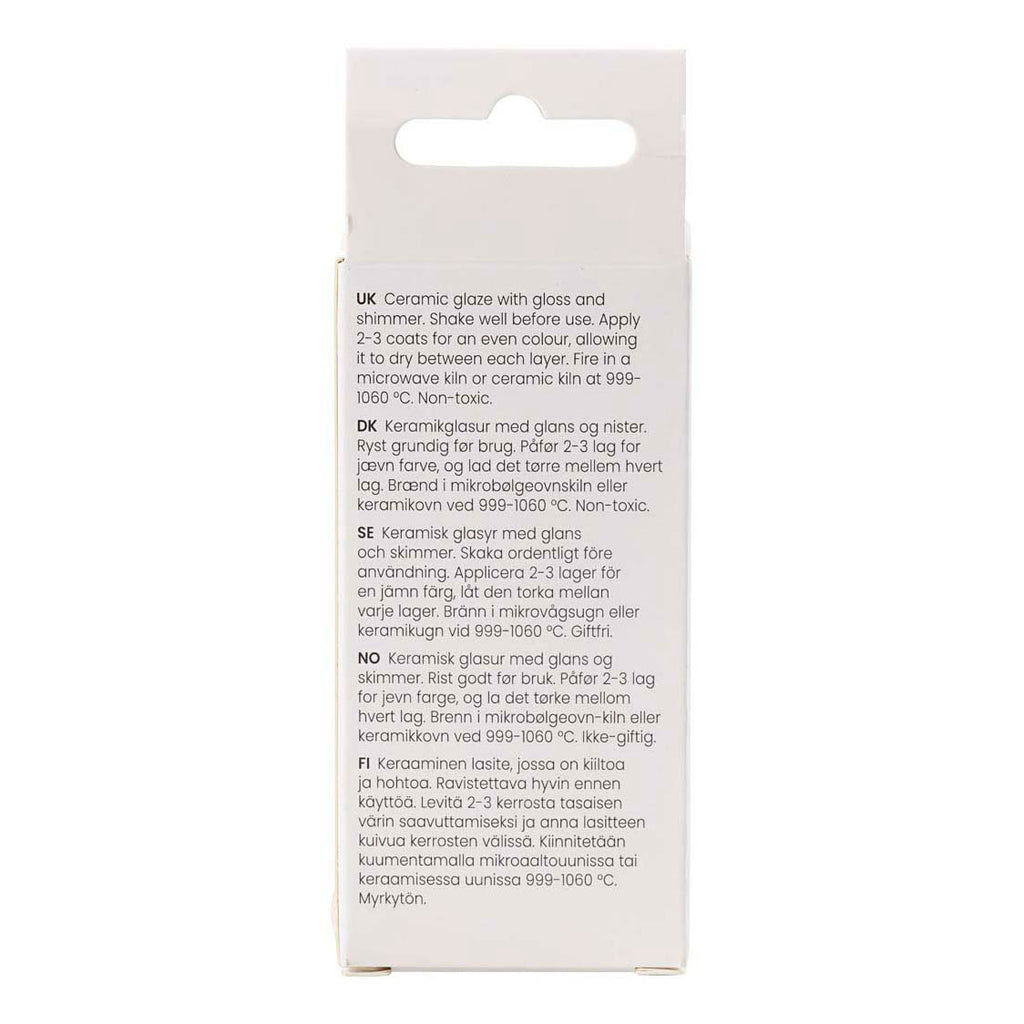 Creativ company gespikkeld keramiek glazuur 999-1060 c dekkend orange sun - 60ml