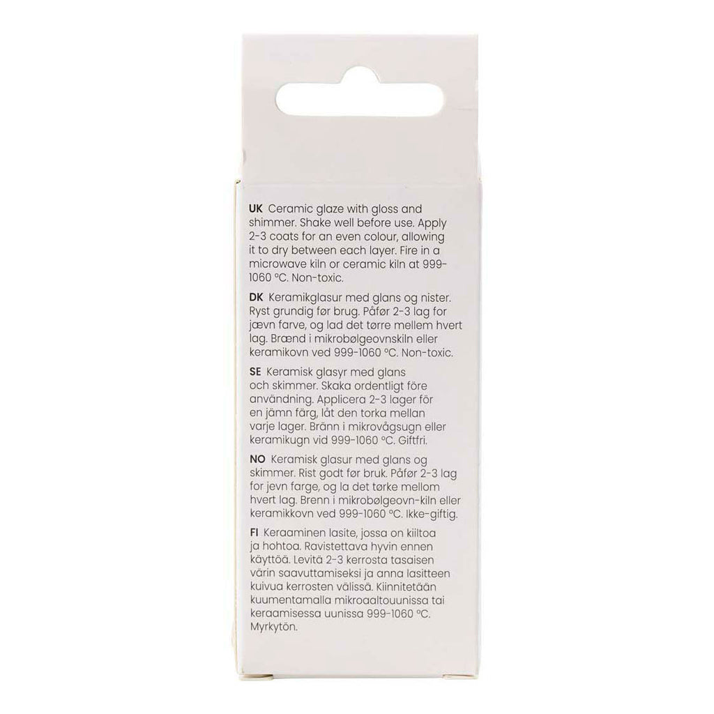 Creativ Company Gesprenkelte Keramikglasur 999-1060 c opak rostfarbener Nagel - 60 ml