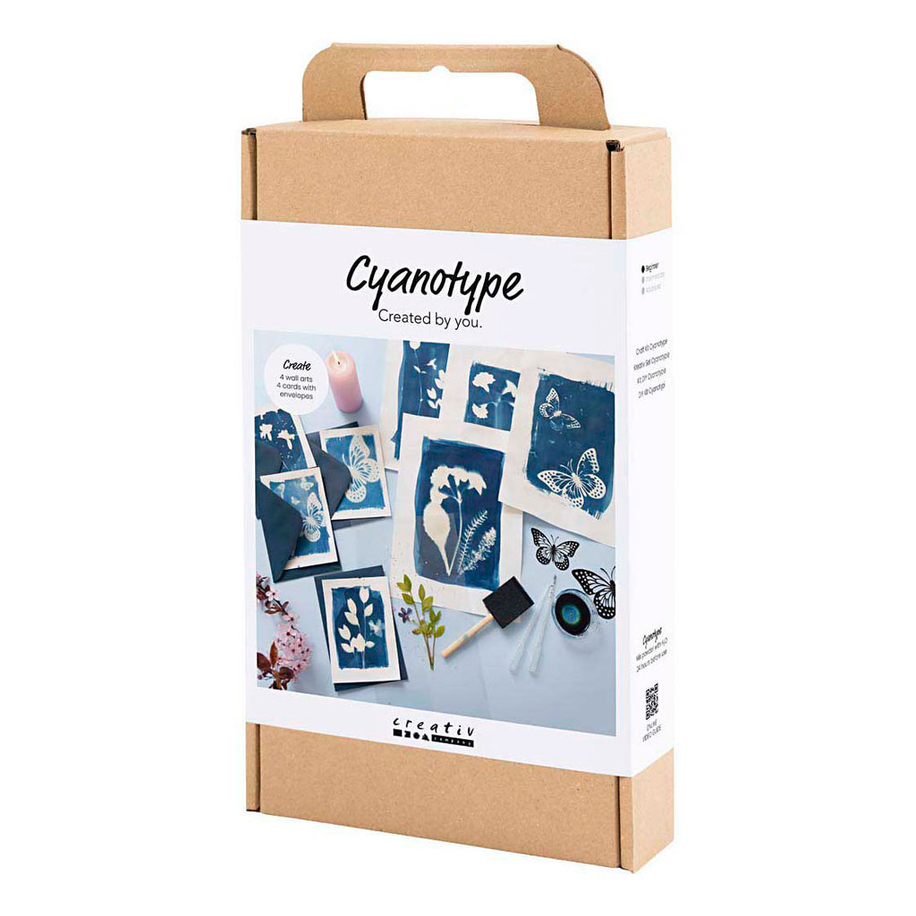 Creativ company hobbyset cyanotypie blauw