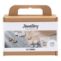 Creativ Company Mini-Hobby-Set Schmuck Ohrringe Armband und Halskette Blumendesign