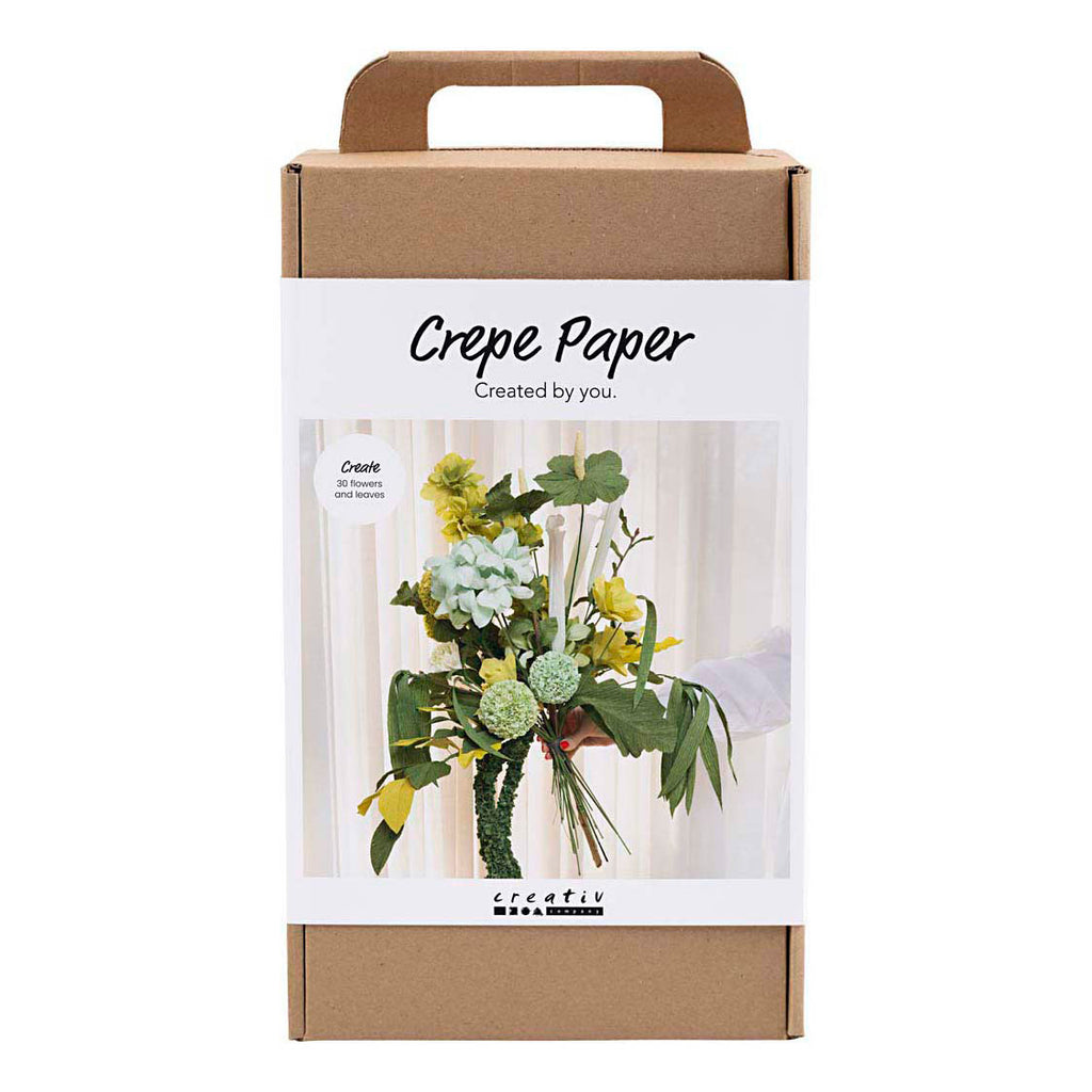 Creativ Company Maxi Hobby-Set Blumenstrauß aus Krepppapier