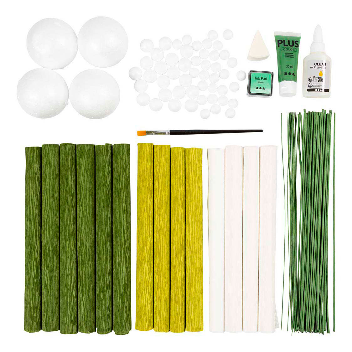Creativ Company Maxi Hobby-Set Blumenstrauß aus Krepppapier