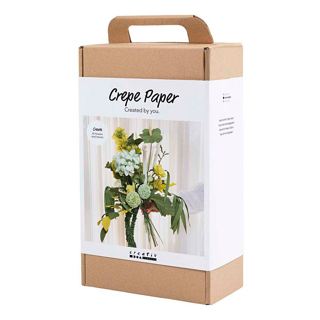Creativ Company Maxi Hobby-Set Blumenstrauß aus Krepppapier