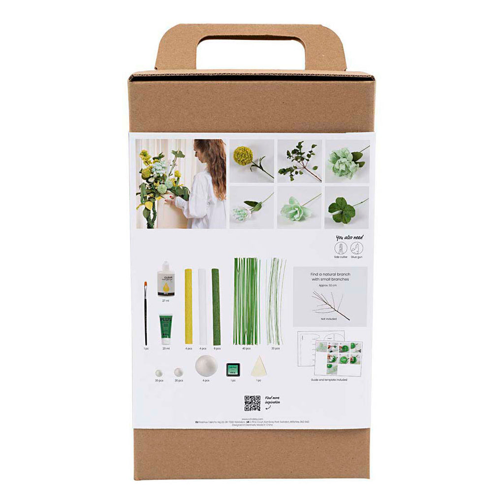 Creativ Company Maxi Hobby-Set Blumenstrauß aus Krepppapier