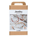 Creativ Company Hobbyset Schmuck beige gebranntes Orange weiß Perlmutt