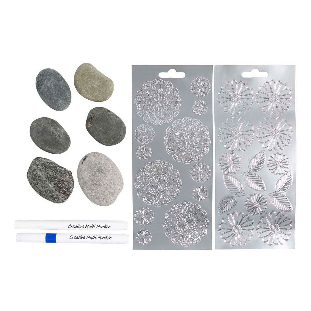 Creativ Company Mini-Hobbyset Steindekoration blau