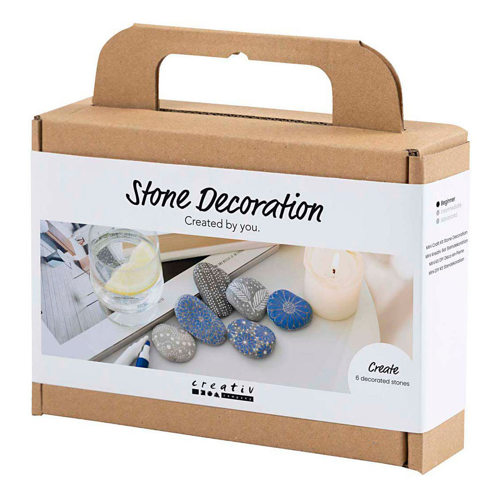 Creativ Company Mini-Hobbyset Steindekoration blau