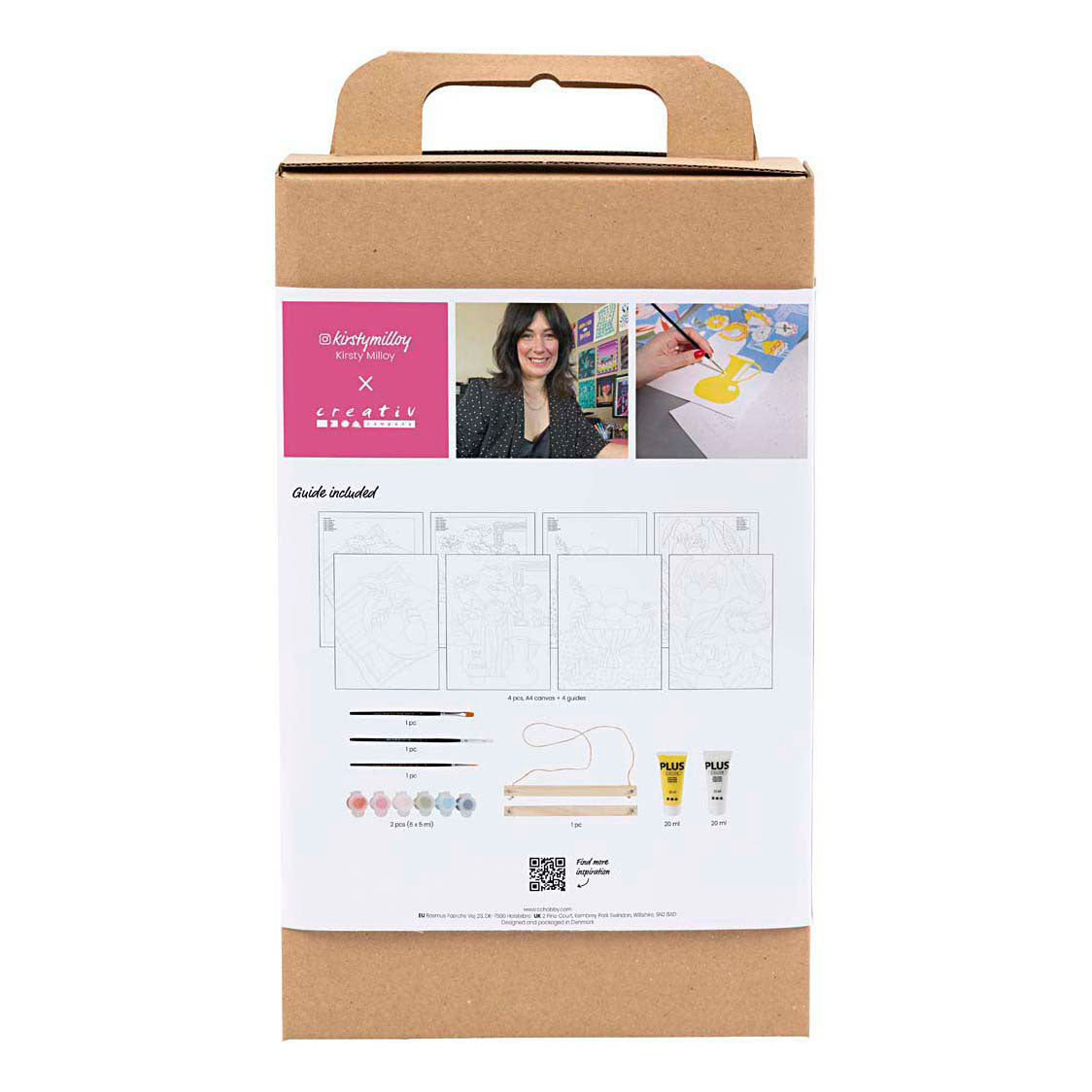 Creativ Company Hobbyset Malen nach Zahlen Acrylfarbe