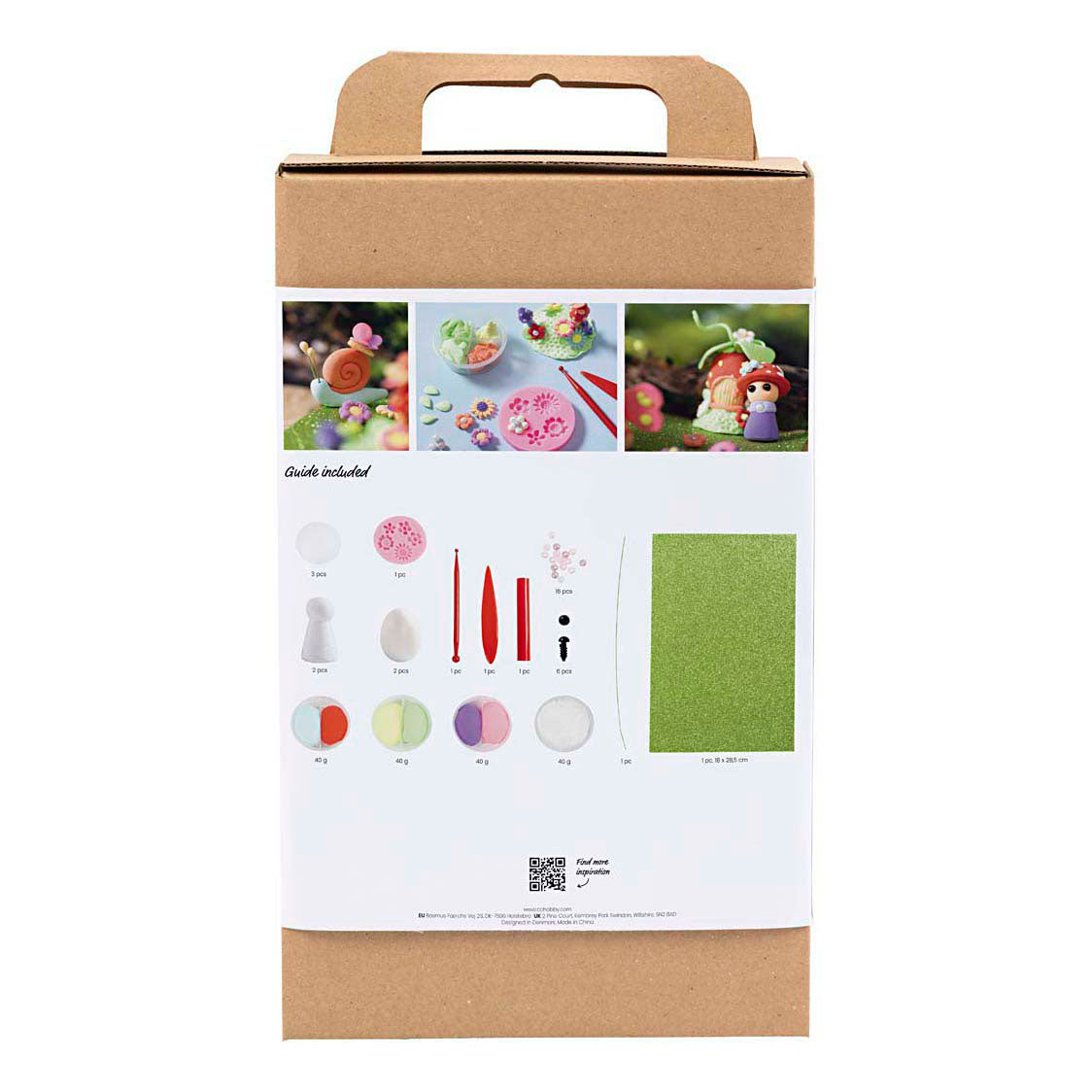 Creativ company hobbyset elfje boetseren pastelkleuren