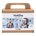 Creativ company mini hobbyset robot boetseren blauw grijs en rood