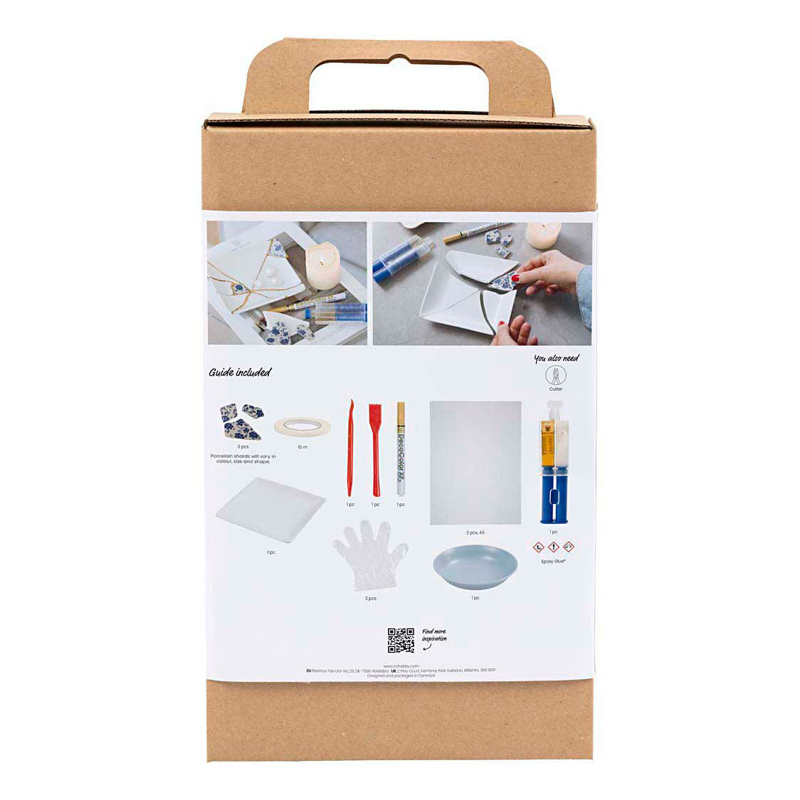 Creativ Company Hobbyset Kintsugi-Schale