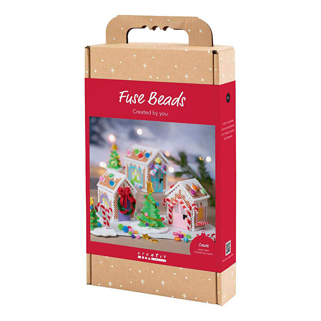 Creativ Company Hobbyset Bügelperlen Weihnachtshaus