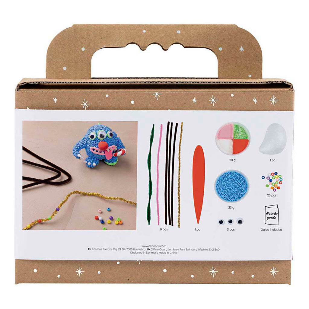 Creativ Company Mini-Hobbyset zum Modellieren eines Rentiermonsters