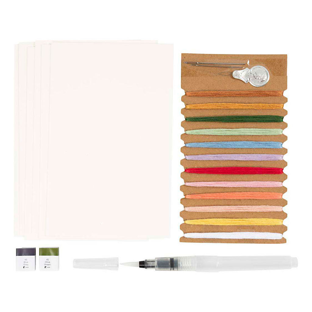 Creativ Company Mini-Hobby-Set Stickbilder mit Stickerei
