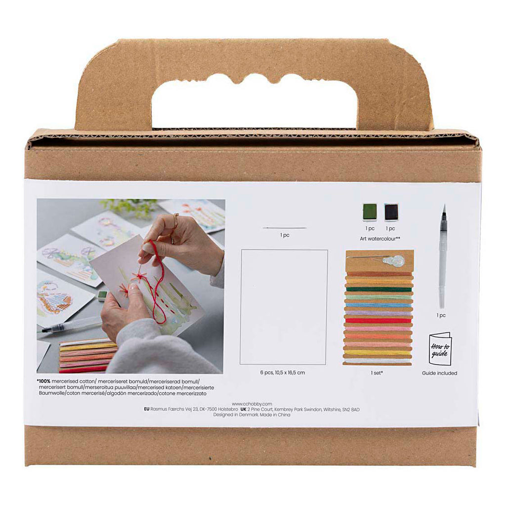 Creativ Company Mini-Hobby-Set Stickbilder mit Stickerei