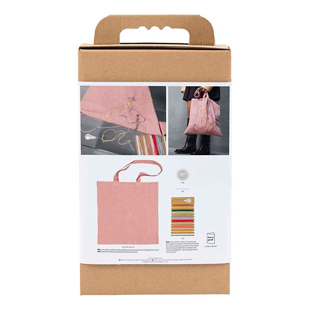 Creativ company http: www.cchobby.nl hobbyset-borduurwerk-draagtas-lichtroze-1-doos
