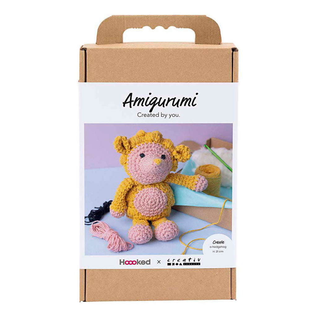 Creativ company http: www.cchobby.nl hobbyset-amigurumi-egel-lichtroze-warm-geel-1-doos