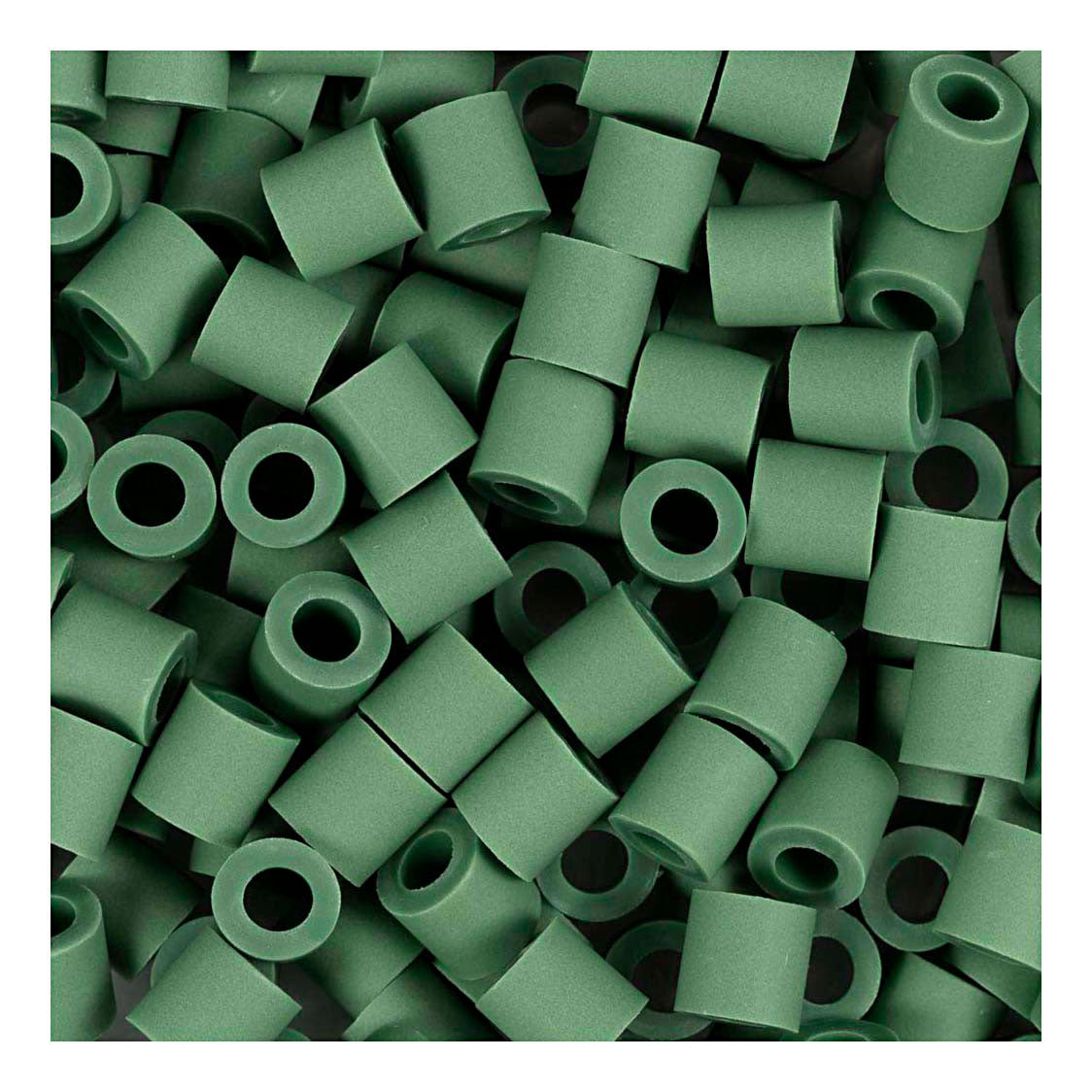 Creativ Company Nabbi Biobeads 5x5mm dunkelgrün - 1000 Stück.