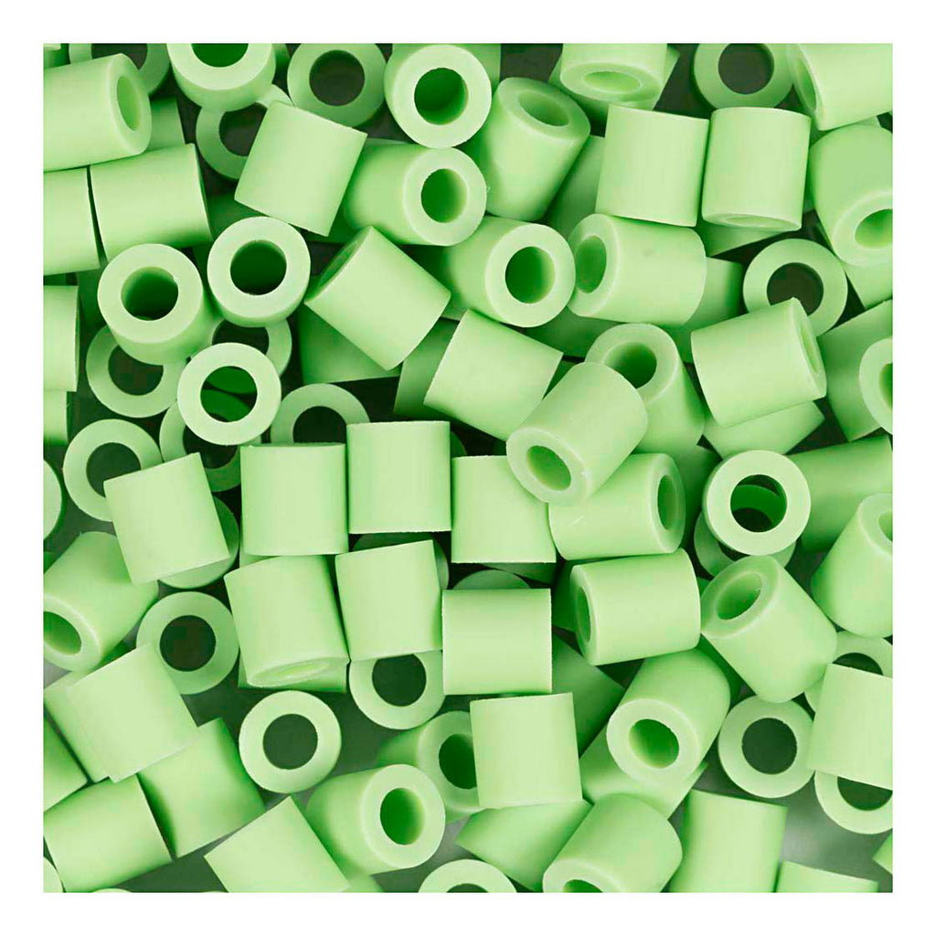 Creativ company nabbi biobeads 5x5mm pastel groen - 1000st.