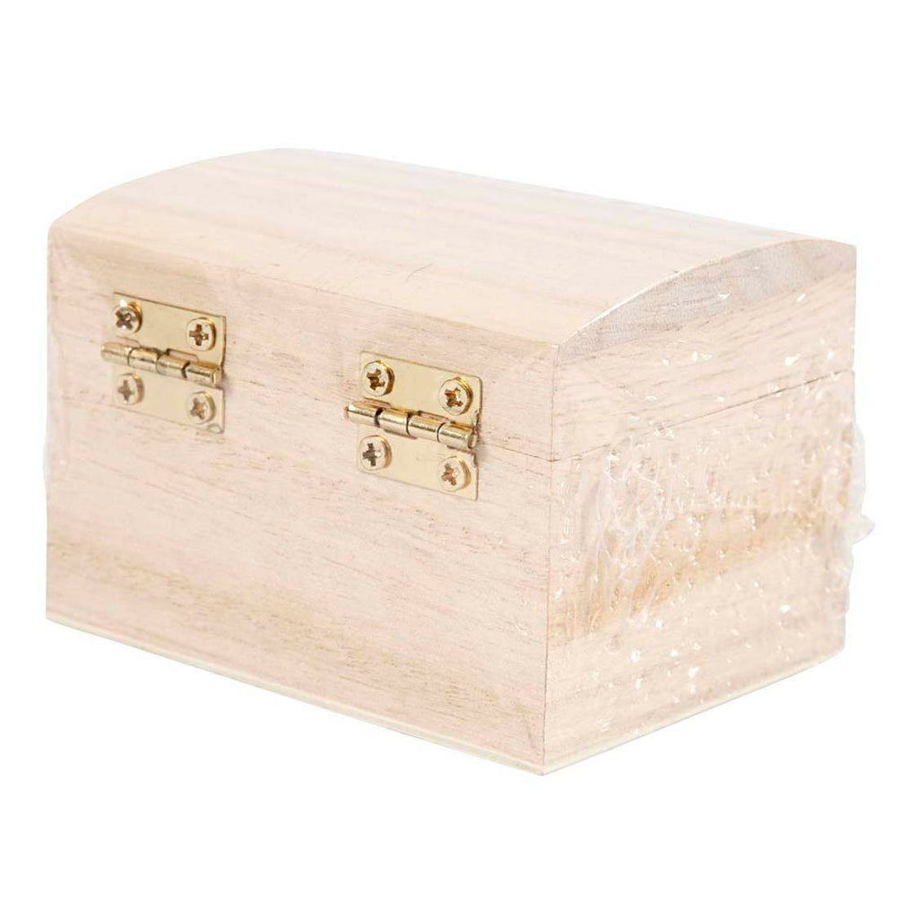 Creativ company houten schatkist met magnetische sluiting