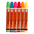 Creativ company textielstiften neon kleuren - lijndikte 2-4mm - 6st.