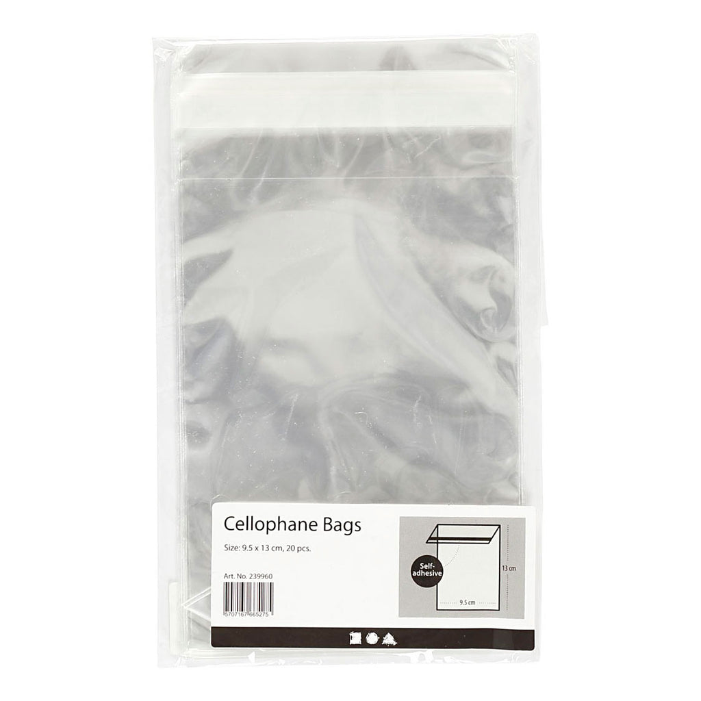 Creativ company cellofaan zakjes 12,9x9,7cm - 20st.
