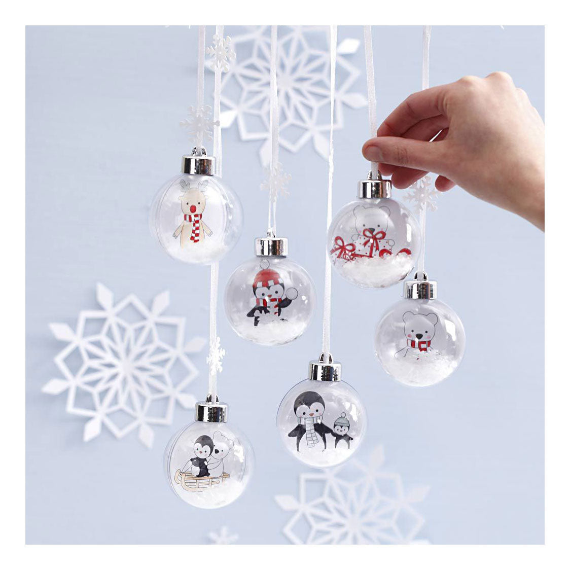 Creativ company hobbyset kerstballen versieren