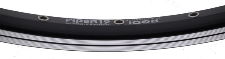 Rodi velg 28 (622) viper 19 | 36 14 | zwart (geslepen)