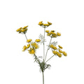 Roberts collection kunstbloem dille 80cm geel