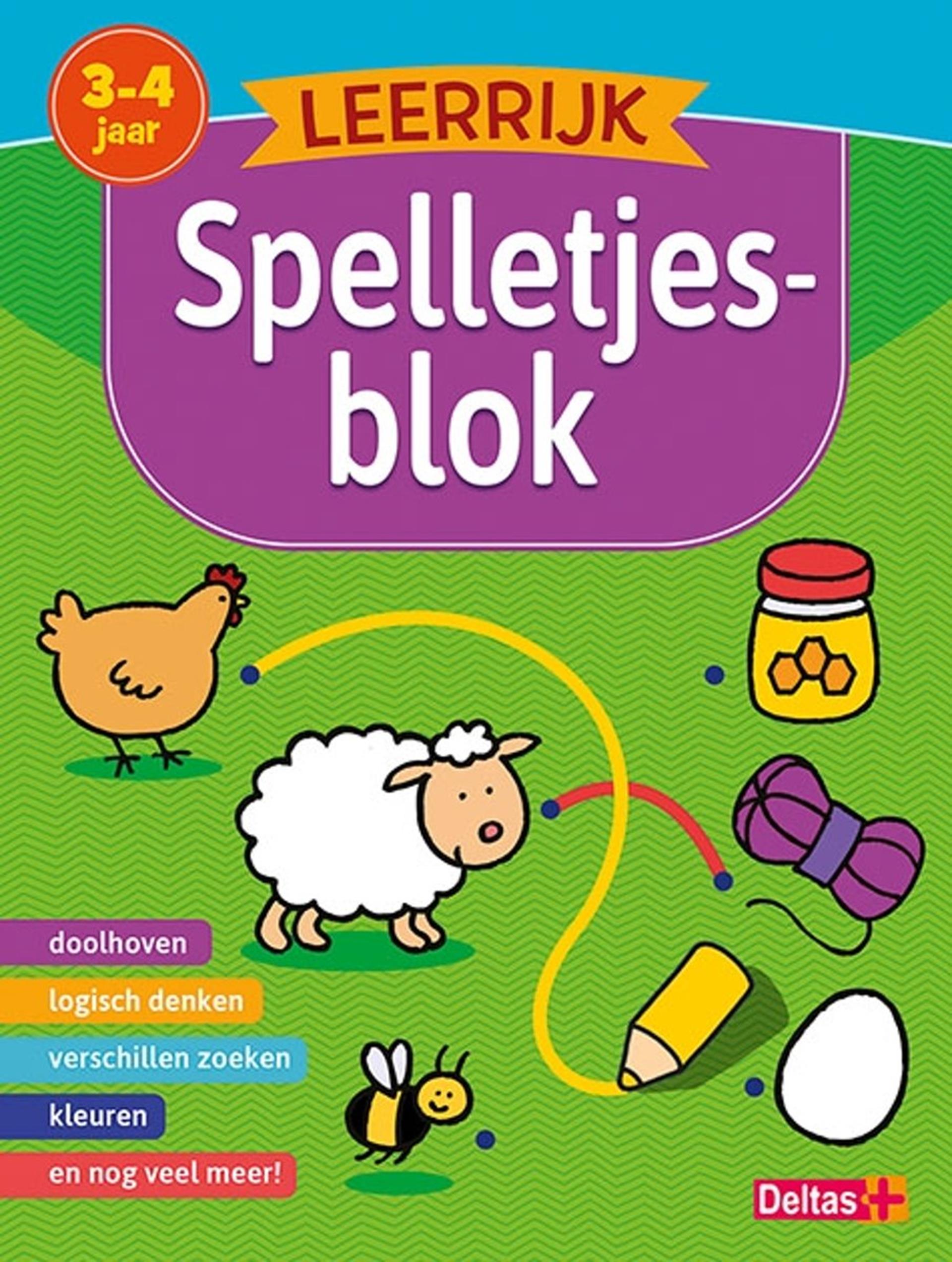 Deltas Lernspiele-Block (3-4 Jahre)