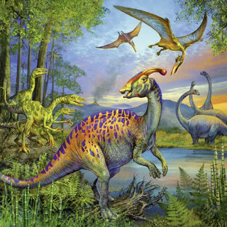 Ravensburger dinosauriërs puzzelset | 3 x 49 stukjes