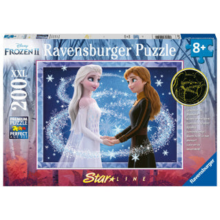 Ravensburger Disney Frozen Starline – Schwestern für immer, 200 Stück XXL
