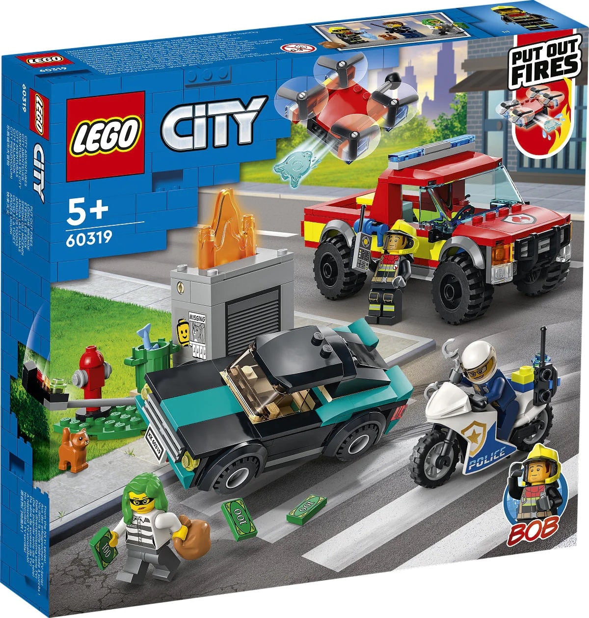 Lego City – 60319 Feuerwehr- und Polizeiverfolgungsjagd