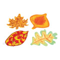 Colorations - jumbo knutsel bladeren karton, 24 stuks