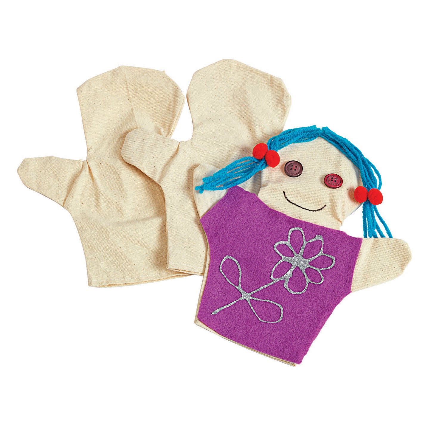 Färben - Dekorieren Sie Ihre eigenen Handpuppen, 12er-Set
