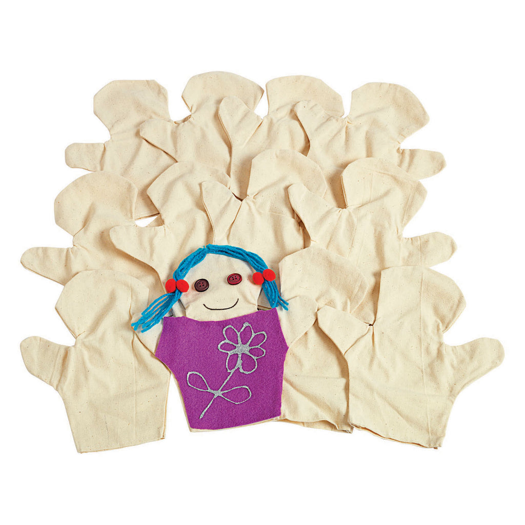 Färben - Dekorieren Sie Ihre eigenen Handpuppen, 12er-Set