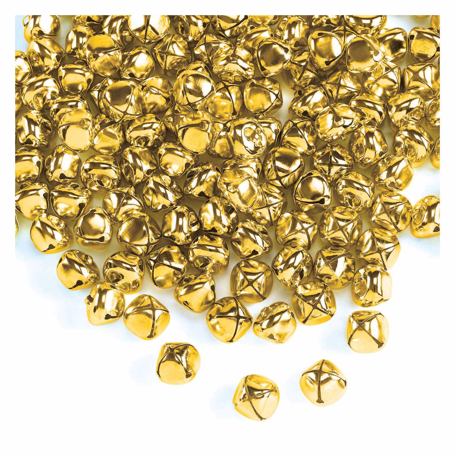 Colorations - goldene Glöckchen, 150 Stück.