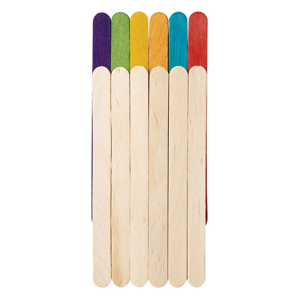 Colorations - farbige Holzstäbchen zum Basteln, 1000 Stück.